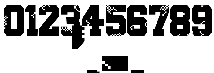 Digital College Font OTHER CHARS