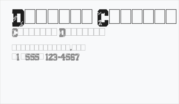 Digital College Business Card