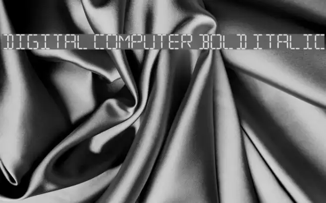 Digital Computer Bold Italic Example 3