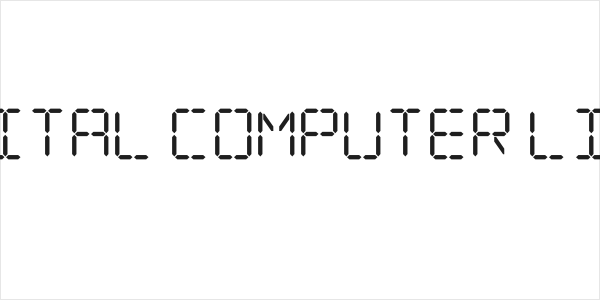 Digital Computer Light Logo