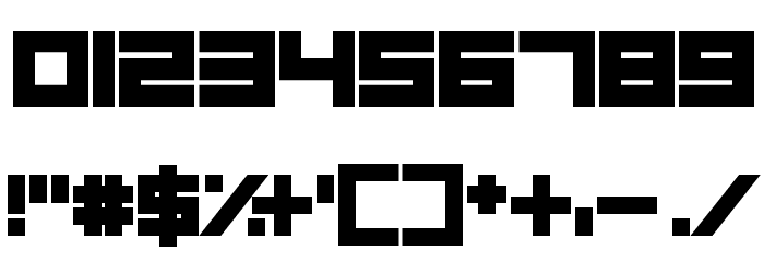 Digital Dare Font OTHER CHARS