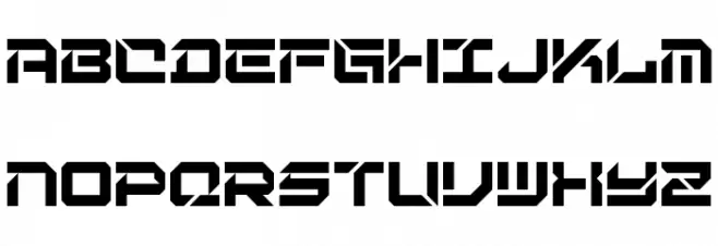Digital Desolation Alternate 字体 大写
