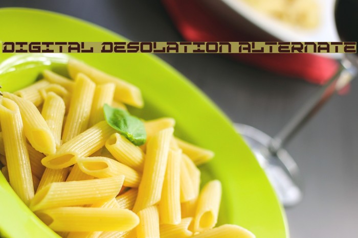 Digital Desolation Alternate Font examples