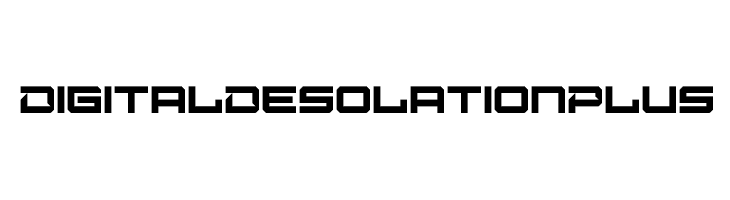 Digital Desolation Plus  Descarca Fonturi Gratis