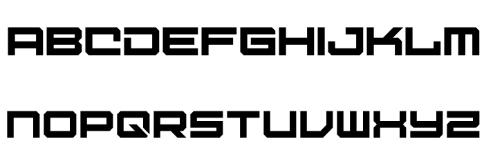 Digital Desolation Plus Font LOWERCASE