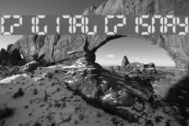 Digital Dismay Font examples