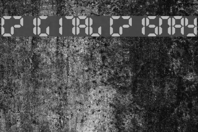 Digital Dismay Font examples