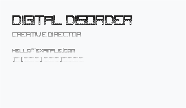 Digital Disorder Business Card