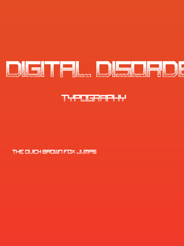 Digital Disorder Poster