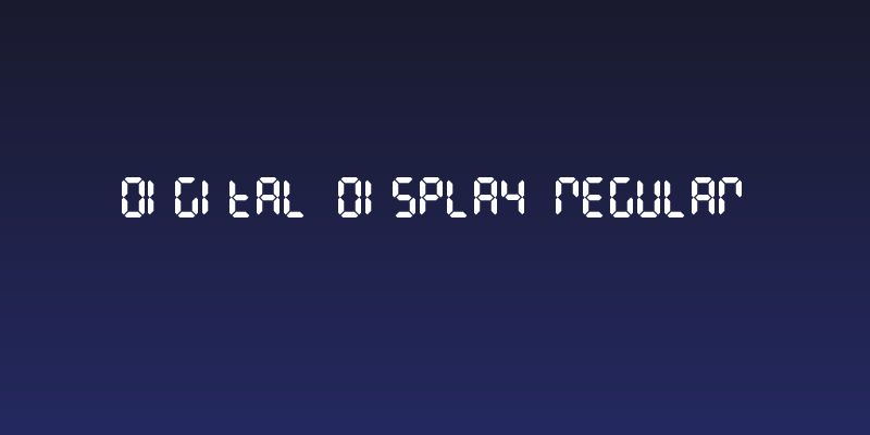 Digital Display Regular Social Header