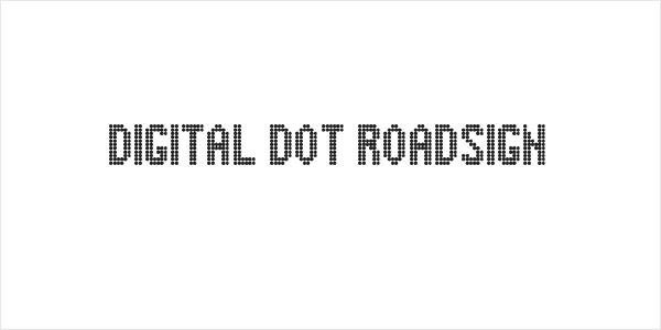 Digital Dot Roadsign Logo