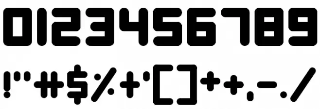 Digital Dreamers Font OTHER CHARS