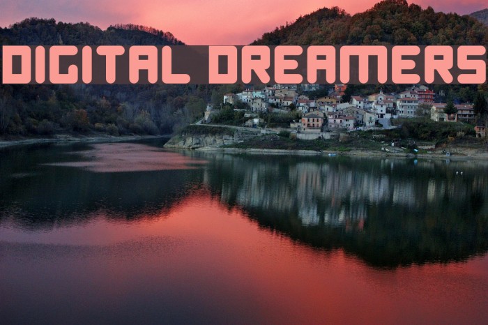 Digital Dreamers フォント examples