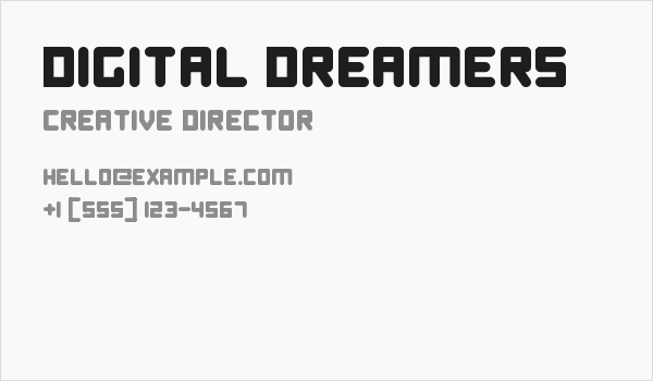 Digital Dreamers Business Card