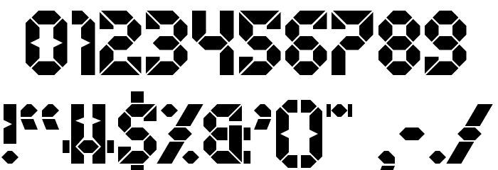 Digital Dystopia Font OTHER CHARS