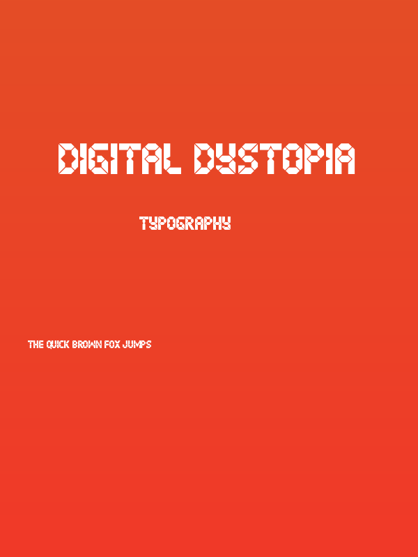 Digital Dystopia Poster