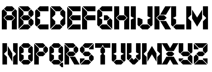 Digital Dystopia Font LOWERCASE