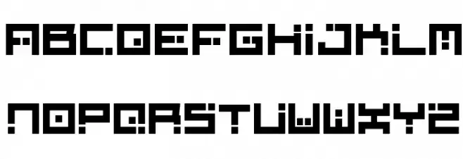 Digital Firebomb Шрифта ВЕРХНИЙ