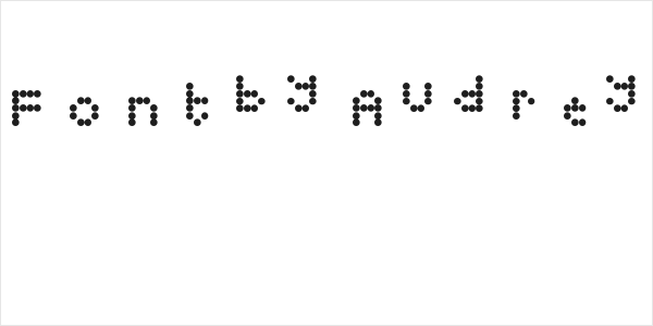 Digital Font by Audrey Regular Logo