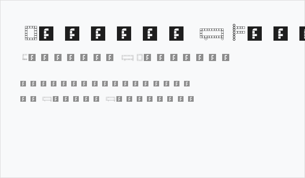 Digital Fonts Regular Business Card