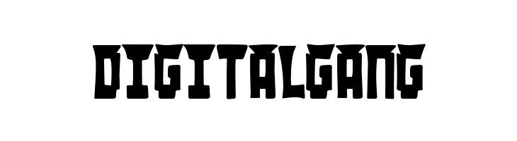 Digital Gang  Free Fonts Download