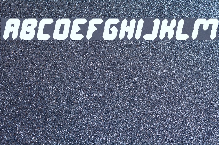 Digital Gothic Bold Italic Font examples