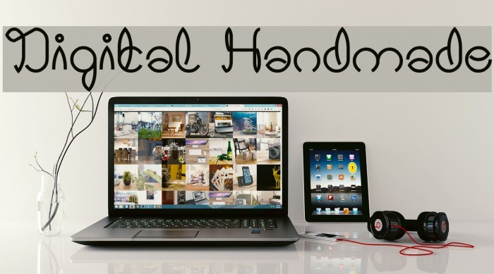 Digital Handmade Font examples