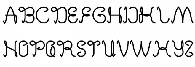 Digital Handmade 字体 大写