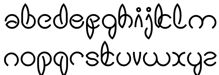 Digital Handmade Font LOWERCASE