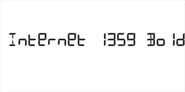 Digital Internet 13sg Bold Italic Logo