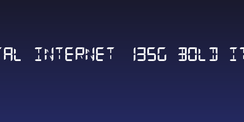 Digital Internet 13sg Bold Italic Social Header