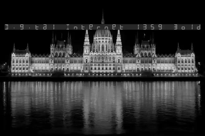 Digital Internet 13sg Bold Font examples