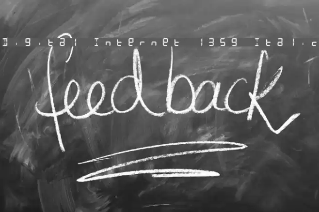 Digital Internet 13sg Italic Font examples