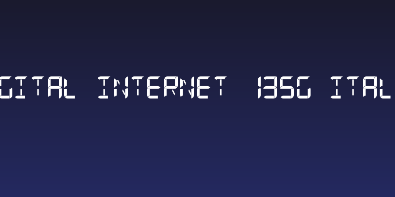 Digital Internet 13sg Italic Social Header