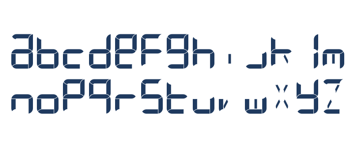 Digital Internet 13sg Italic Lowercase