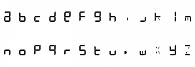 Digital Internet 13sg Italic フォント 小文字