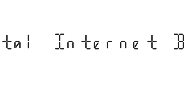 Digital Internet Black Logo