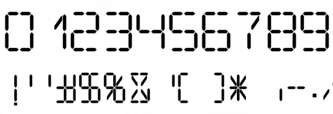 Digital Internet Italic Font OTHER CHARS