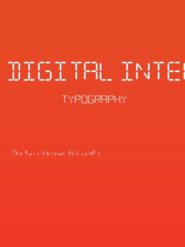 Digital Internet Italic Poster