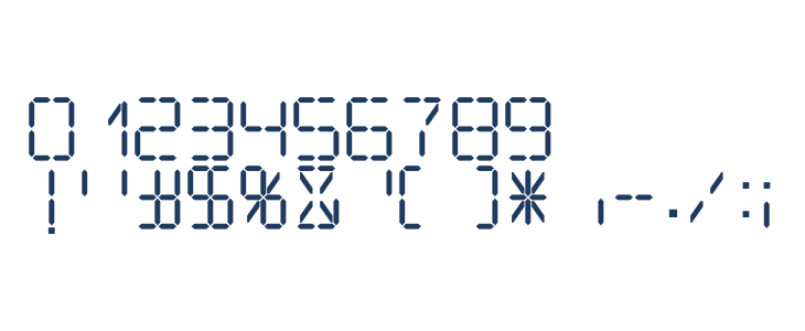 Digital Internet Semibold Other Characters