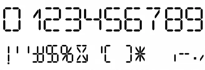 Digital Internet Semibold Font OTHER CHARS