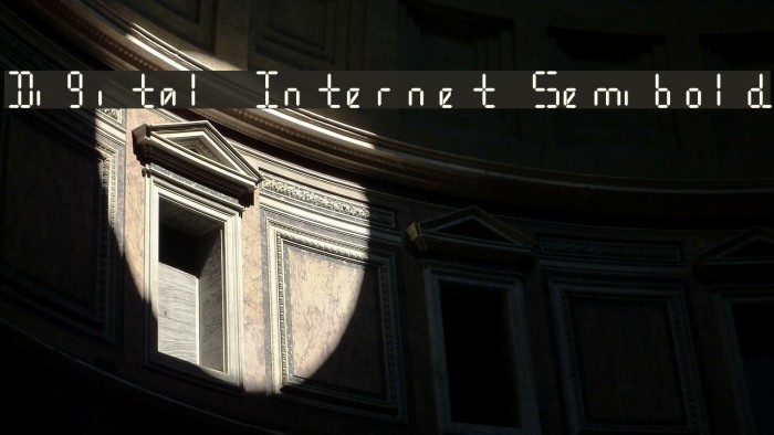 Digital Internet Semibold Example 2