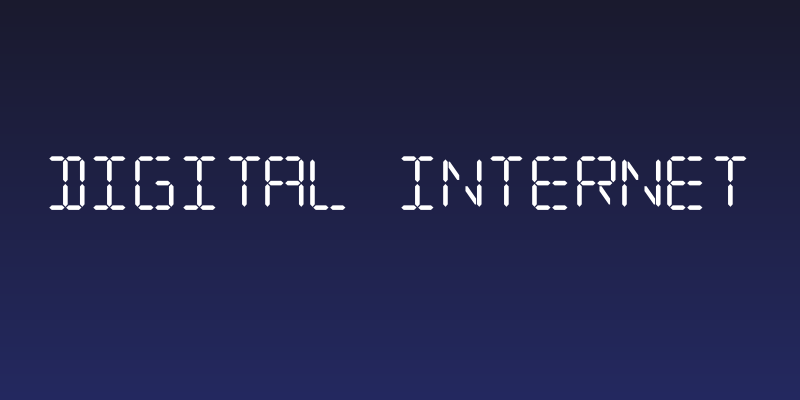 Digital Internet Social Header