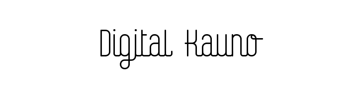 Digital Kauno Fonte