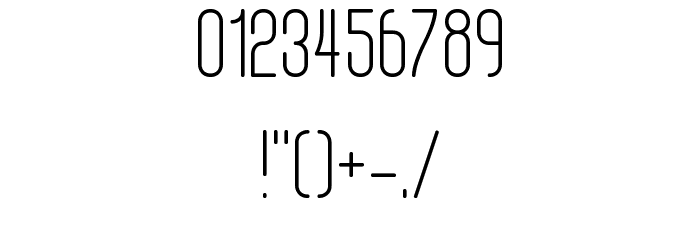 Digital Kauno Font OTHER CHARS