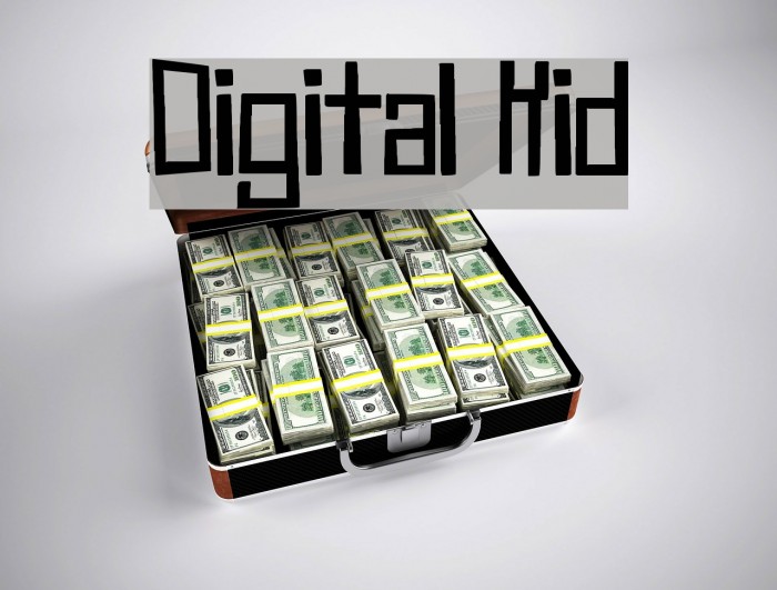 Digital Kid Font examples