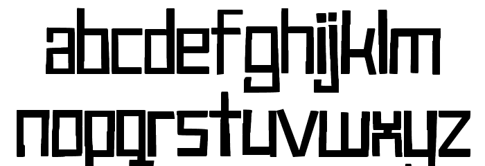 Digital Kid Font LOWERCASE