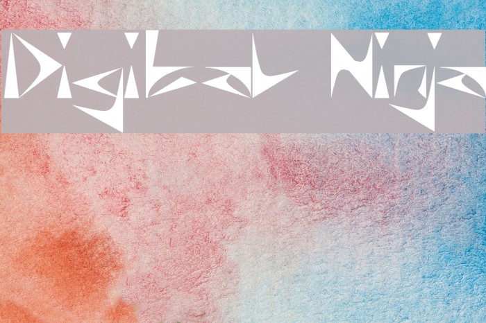 Digital Ninja Font examples