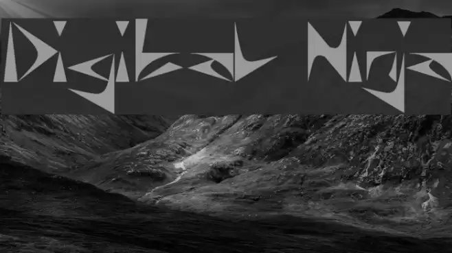 Digital Ninja Font examples