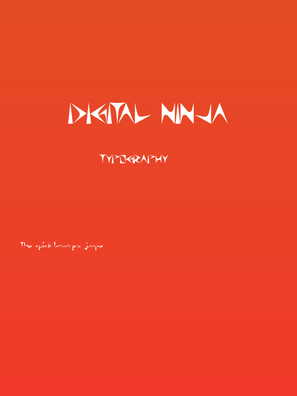 Digital Ninja Poster